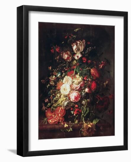 Flowers and Fruit-Rachel Ruysch-Framed Giclee Print