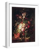 Flowers and Fruit-Rachel Ruysch-Framed Giclee Print