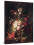 Flowers and Fruit-Rachel Ruysch-Stretched Canvas