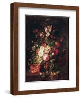 Flowers and Fruit-Rachel Ruysch-Framed Giclee Print