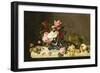 Flowers and Fruit-Severin Roesen-Framed Giclee Print