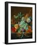 Flowers and fruit-Jan van Huysum-Framed Giclee Print