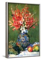 Flowers and Fruit-Pierre-Auguste Renoir-Framed Art Print