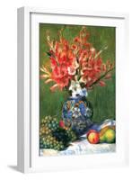 Flowers and Fruit-Pierre-Auguste Renoir-Framed Art Print