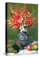 Flowers and Fruit-Pierre-Auguste Renoir-Stretched Canvas