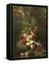 Flowers and Fruit-Jean Baptiste Claude Robie-Framed Stretched Canvas