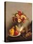 Flowers and Fruit-Henri Fantin-Latour-Stretched Canvas