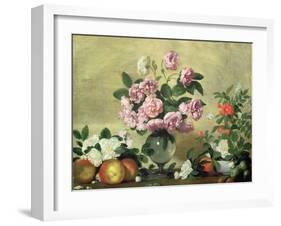 Flowers and Fruit-Bernardo Strozzi-Framed Giclee Print