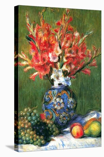 Flowers and Fruit-Pierre-Auguste Renoir-Stretched Canvas