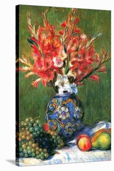 Flowers and Fruit-Pierre-Auguste Renoir-Stretched Canvas