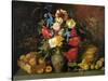 Flowers and Fruits, 1839-Ivan Phomich Khrutsky-Stretched Canvas