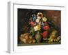 Flowers and Fruits, 1839-Ivan Phomich Khrutsky-Framed Giclee Print