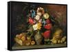 Flowers and Fruits, 1839-Ivan Phomich Khrutsky-Framed Stretched Canvas