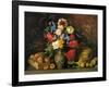 Flowers and Fruits, 1839-Ivan Phomich Khrutsky-Framed Giclee Print