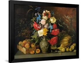 Flowers and Fruits, 1839-Ivan Phomich Khrutsky-Framed Giclee Print