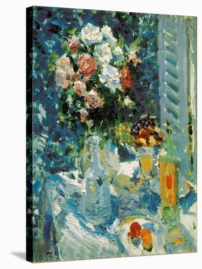 Flowers and Fruits, 1911-1912-Konstantin Korovin-Stretched Canvas