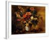 Flowers and Fruits, C.1843 (Painting)-Ferdinand Victor Eugene Delacroix-Framed Giclee Print