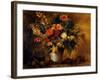 Flowers and Fruits, C.1843 (Painting)-Ferdinand Victor Eugene Delacroix-Framed Giclee Print