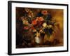 Flowers and Fruits, C.1843 (Painting)-Ferdinand Victor Eugene Delacroix-Framed Giclee Print