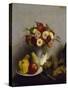 Flowers and Fruits, c.1865-Henri Fantin-Latour-Stretched Canvas