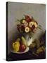 Flowers and Fruits, c.1865-Henri Fantin-Latour-Stretched Canvas