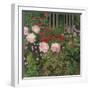 Flowers and Garden Fence; Bluhende Blumen Am Gartenzaun-Kolo Moser-Framed Giclee Print