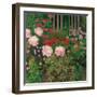 Flowers and Garden Fence-Koloman Moser-Framed Giclee Print