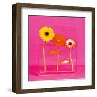 Flowers and Gold Fishes I-Camille Soulayrol-Framed Art Print