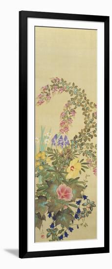 Flowers and Grasses I-Suzuki Kiitsu-Framed Giclee Print