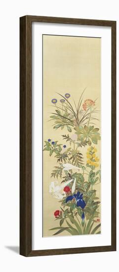 Flowers and Grasses II-Suzuki Kiitsu-Framed Giclee Print