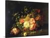 Flowers and Insects, 1711-Rachel Ruysch-Stretched Canvas