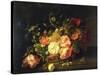 Flowers and Insects, 1711-Rachel Ruysch-Stretched Canvas
