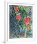 Flowers and Lovers-Marc Chagall-Framed Art Print