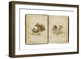 Flowers and People 1884-Kate Greenaway-Framed Giclee Print