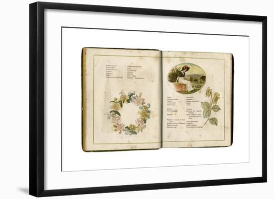 Flowers and People 1884-Kate Greenaway-Framed Giclee Print