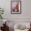 Flowers and Room Detail in Dessert House (Chez Julia), Merzouga, Tafilalt, Morocco-Walter Bibikow-Framed Photographic Print displayed on a wall