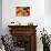 Flowers and Skull Laid out for Day of the Dead Celebration-Terry Eggers-Photographic Print displayed on a wall