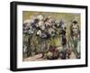 Flowers and the Artist's Daughter Wilhelmine, 1920-Lovis Corinth-Framed Giclee Print