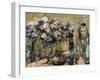 Flowers and the Artist's Daughter Wilhelmine, 1920-Lovis Corinth-Framed Giclee Print