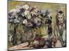 Flowers and the Artist's Daughter Wilhelmine, 1920-Lovis Corinth-Mounted Giclee Print