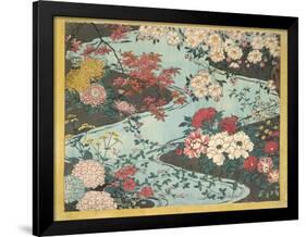 Flowers and Water-null-Framed Giclee Print