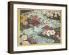 Flowers and Water-null-Framed Giclee Print