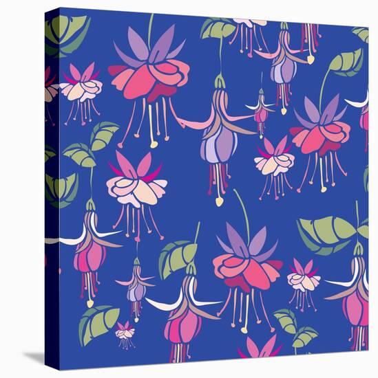 Flowers, Aretes Color-Belen Mena-Stretched Canvas