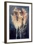 Flowers at Midnight I-Grace Popp-Framed Art Print