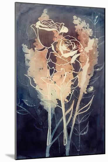 Flowers at Midnight I-Grace Popp-Mounted Art Print