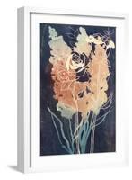 Flowers at Midnight II-Grace Popp-Framed Art Print