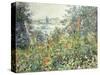 Flowers at Vetheuil-Claude Monet-Stretched Canvas