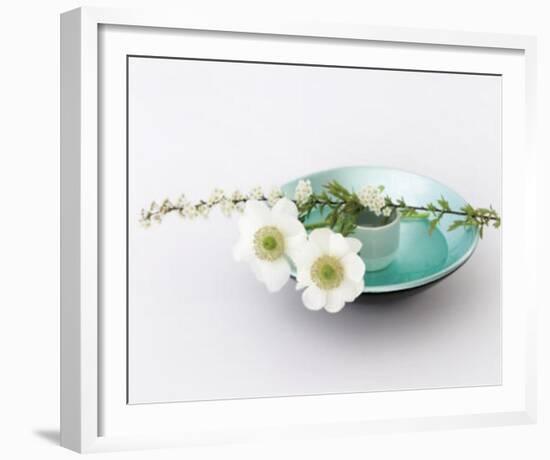 Flowers & Bowl-Catherine Beyler-Framed Art Print