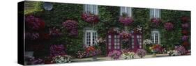 Flowers Breton Home Brittany France-null-Stretched Canvas