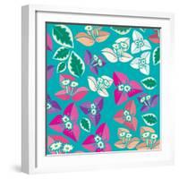 Flowers, Bugambiilla Color-Belen Mena-Framed Giclee Print